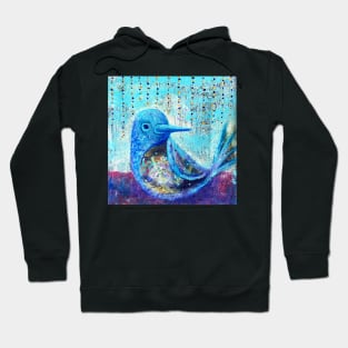 Bluebird of Happiness - Inner Power Painting by Magic with Mellie Hoodie